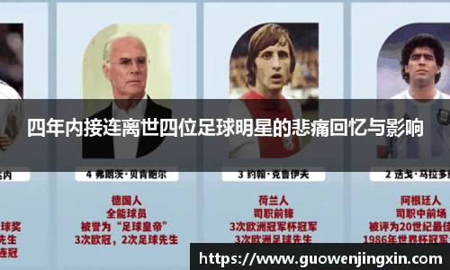 四年内接连离世四位足球明星的悲痛回忆与影响